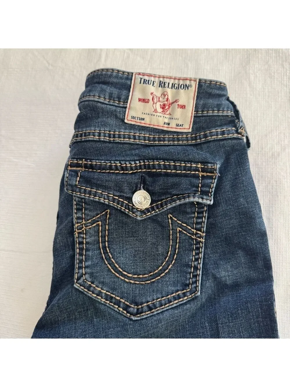 True Religion Billie Mid Rise Women's Straight Leg Jeans SZ 31 - Picture 12 of 12